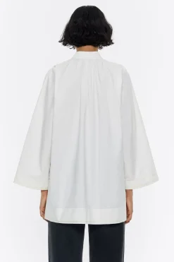 Cheap BIMBA Y LOLA Camisa Lazo Algodon Marfil