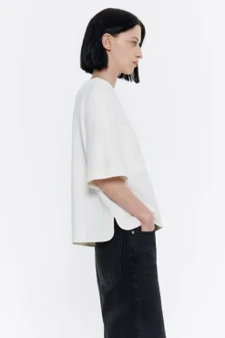 Best BIMBA Y LOLA Camiseta Boxy Marfil