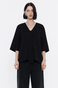 Flash Sale BIMBA Y LOLA Camiseta Capa Punto Roma Negra
