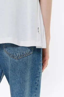 Store BIMBA Y LOLA Camiseta Larga Oversize Blanca