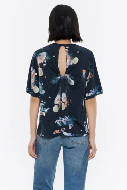 Shop BIMBA Y LOLA Camiseta Nudo Waves Antracita