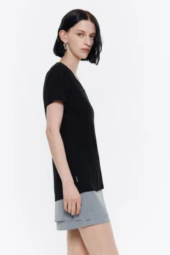 Flash Sale BIMBA Y LOLA Camiseta Recta Negra