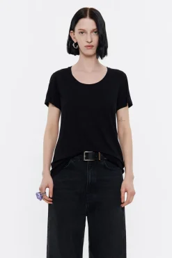 Online BIMBA Y LOLA Camiseta Recta Negra