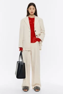 Best BIMBA Y LOLA Cardigan Ajustado Punto Rojo