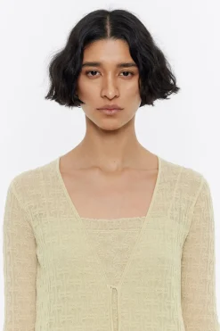 Clearance BIMBA Y LOLA Cardigan Largo Maxi Punto Lima