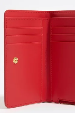 Hot BIMBA Y LOLA Cartera Grabado Cocodrilo Roja