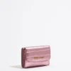 Cheap BIMBA Y LOLA Cartera Grabado Cocodrilo Rosa Claro