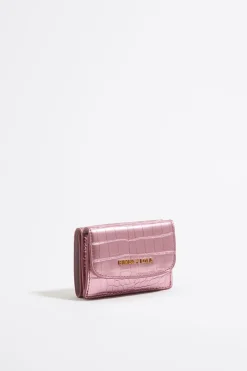 Cheap BIMBA Y LOLA Cartera Grabado Cocodrilo Rosa Claro