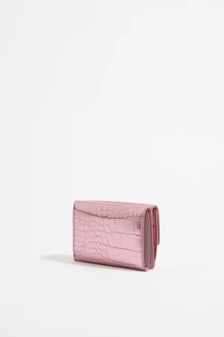 Cheap BIMBA Y LOLA Cartera Grabado Cocodrilo Rosa Claro