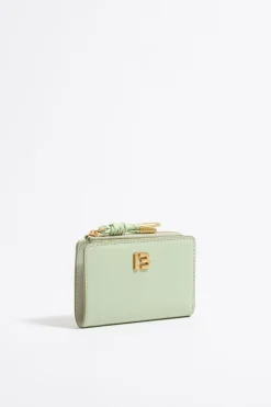 Store BIMBA Y LOLA Cartera Piel Verde Pastel