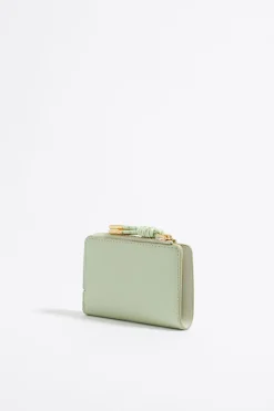 Store BIMBA Y LOLA Cartera Piel Verde Pastel