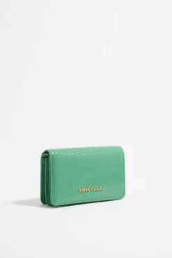 Flash Sale BIMBA Y LOLA Cartera Solapa Grabado Cocodrilo Verde