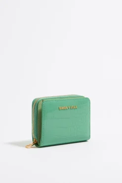 Flash Sale BIMBA Y LOLA Cartera Solapa Grabado Cocodrilo Verde