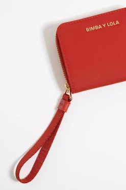 Online BIMBA Y LOLA Cartera Solapa Nylon Coral