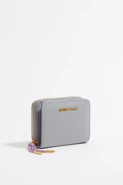 Shop BIMBA Y LOLA Cartera Solapa Nylon Lila Empolvado