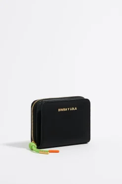Sale BIMBA Y LOLA Cartera Solapa Nylon Negra