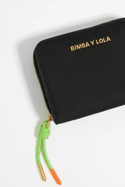 Sale BIMBA Y LOLA Cartera Solapa Nylon Negra