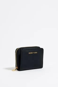 Cheap BIMBA Y LOLA Cartera Solapa Nylon Negra