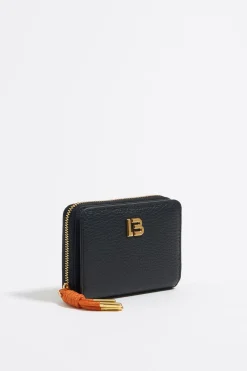 Outlet BIMBA Y LOLA Cartera Solapa Piel Negra