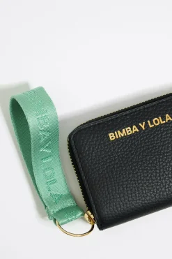 Flash Sale BIMBA Y LOLA Cartera Solapa Piel Negra