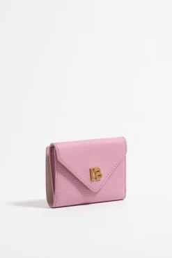 Hot BIMBA Y LOLA Cartera Solapa Piel Rosa