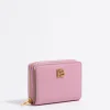 Store BIMBA Y LOLA Cartera Solapa Piel Rosa
