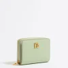 Clearance BIMBA Y LOLA Cartera Solapa Piel Verde Pastel