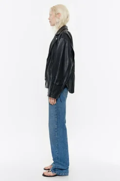 Sale BIMBA Y LOLA Cazadora Biker Piel Negra