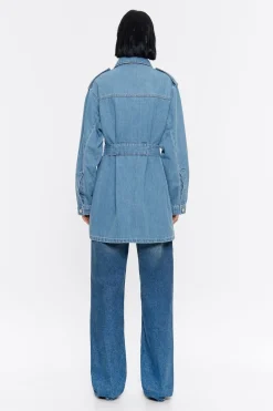 Best BIMBA Y LOLA Cazadora Denim Larga Azul