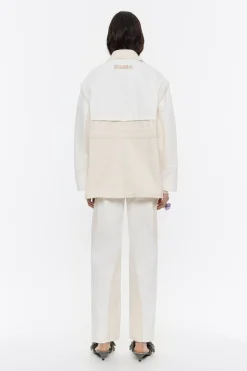 Best Sale BIMBA Y LOLA Cazadora Denim Recta Cruda