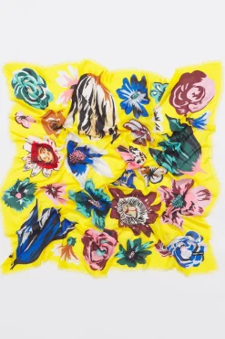 Sale BIMBA Y LOLA Chal Flores Xl Amarillo