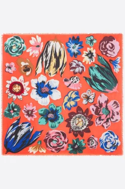 Online BIMBA Y LOLA Chal Flores Xl Coral