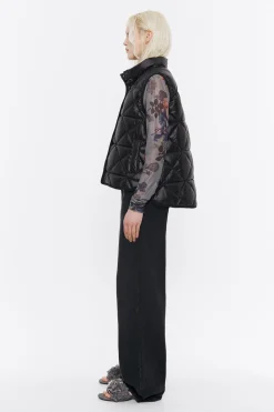 Cheap BIMBA Y LOLA Chaleco Guateado Negro