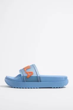 Best BIMBA Y LOLA Chancla Plataforma Azul