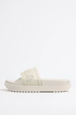 Store BIMBA Y LOLA Chancla Plataforma Logo Blanca