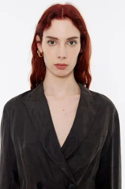 Outlet BIMBA Y LOLA Chaqueta Fluida Cruzada Negra