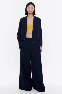 Flash Sale BIMBA Y LOLA Chaqueta Sastre Cruzada Marino Oscuro