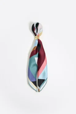 Fashion BIMBA Y LOLA Charm Panuelo Logo Geometrico Y Dado Metal