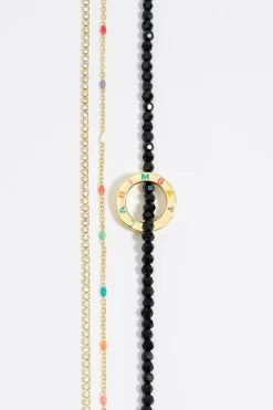 Discount BIMBA Y LOLA Collar Cadena Cristales Dorado