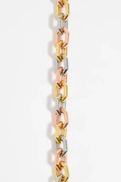 Cheap BIMBA Y LOLA Collar Cadena Hexagonal Tricolor