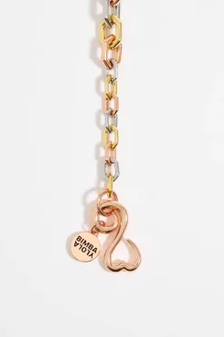 Cheap BIMBA Y LOLA Collar Cadena Hexagonal Tricolor