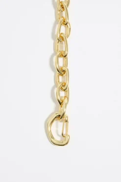 Fashion BIMBA Y LOLA Collar Cadena Y Escarabajo Negro