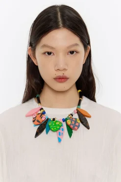 Cheap BIMBA Y LOLA Collar Camaleones Resina Multicolor