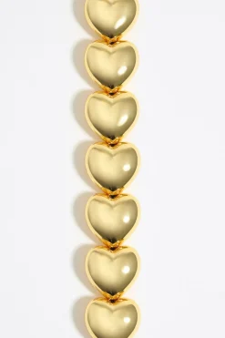 Outlet BIMBA Y LOLA Collar Corazones Dorado
