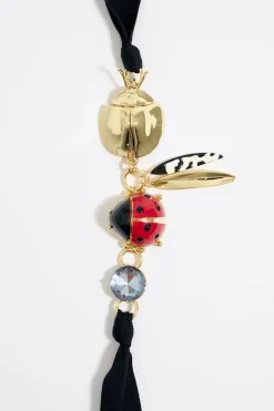 Discount BIMBA Y LOLA Collar Cristal Y Mariquita Rojo