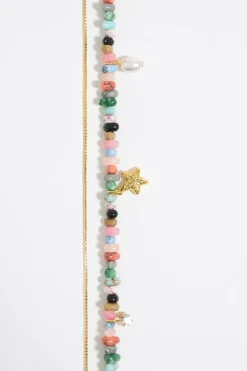 Best BIMBA Y LOLA Collar Doble Caracolas Y Piedras Multicolor