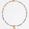 Flash Sale BIMBA Y LOLA Collar Letra B Piedras Multicolores