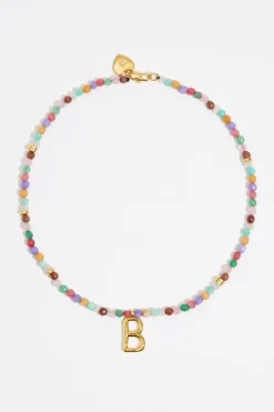 Flash Sale BIMBA Y LOLA Collar Letra B Piedras Multicolores