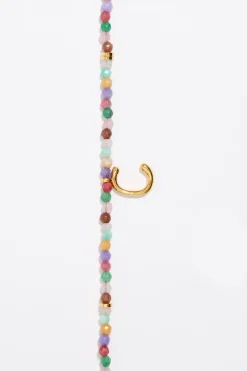 Sale BIMBA Y LOLA Collar Letra C Piedras Multicolores