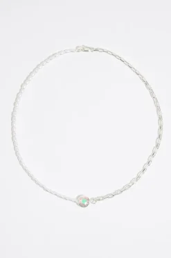 Cheap BIMBA Y LOLA Collar Logo Candy Perlas Plateado